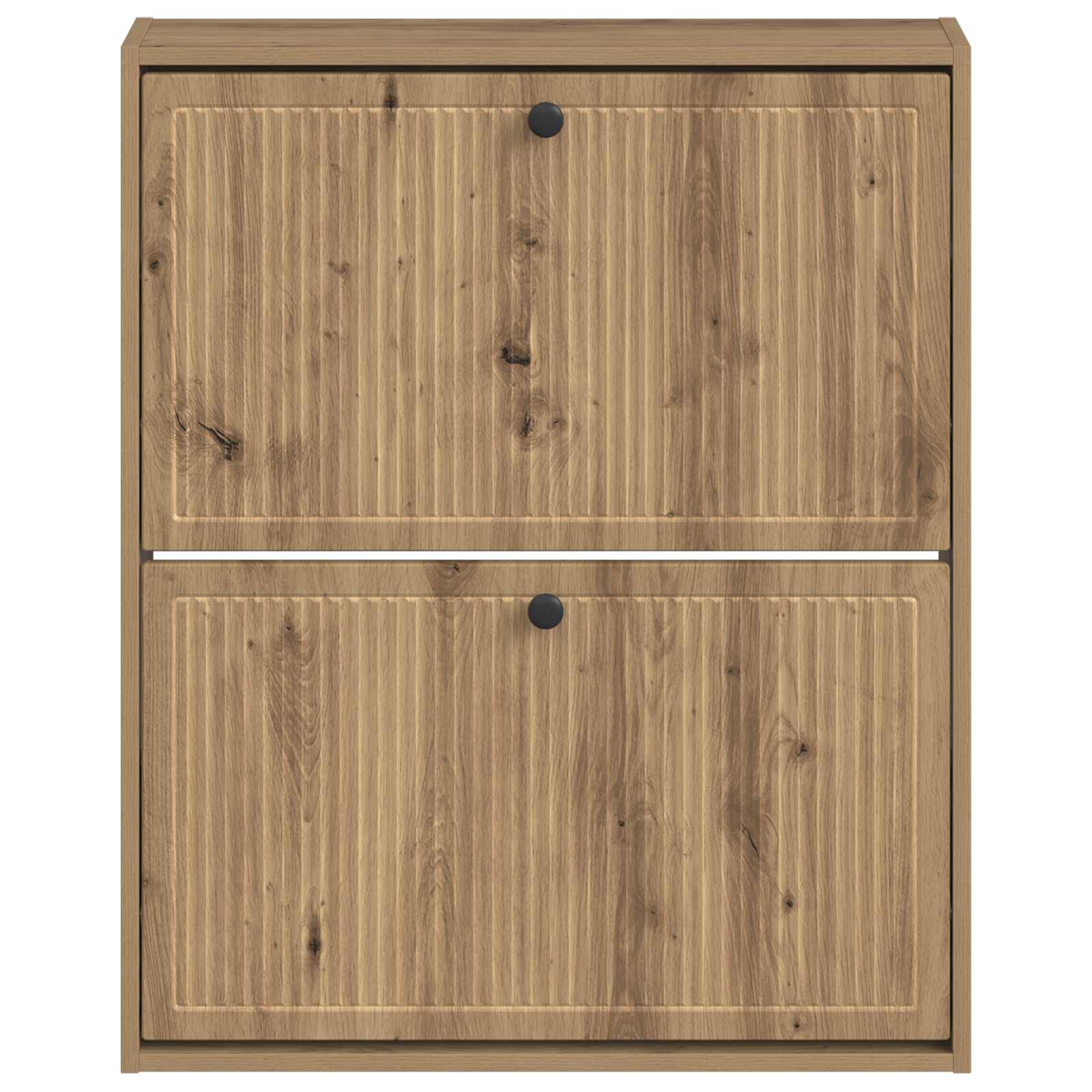 vidaXL Wall-Mounted Shoe Cabinet EDE 71 x 17 x 86 cm Engineered Wood 4