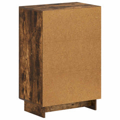 vidaXL Shoe Cabinet EDE 59.5 x 39.5 x 90 cm Engineered Wood Smoked Oak 6