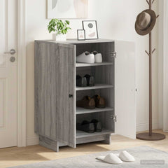 vidaXL Shoe Cabinet EDE 59.5 x 39.5 x 90 cm Engineered Wood 1