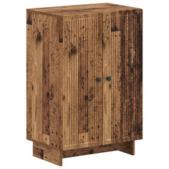 vidaXL Shoe Cabinet EDE 59.5 x 39.5 x 90 cm Engineered Wood Old Wood 2