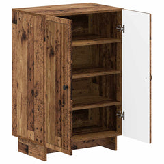 vidaXL Shoe Cabinet EDE 59.5 x 39.5 x 90 cm Engineered Wood Old Wood 3