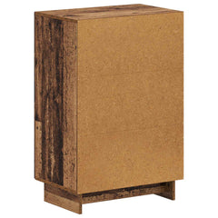 vidaXL Shoe Cabinet EDE 59.5 x 39.5 x 90 cm Engineered Wood Old Wood 6