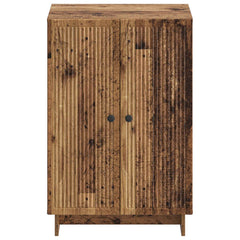 vidaXL Shoe Cabinet EDE 59.5 x 39.5 x 90 cm Engineered Wood Old Wood 4