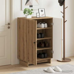 vidaXL Shoe Cabinet EDE 59.5 x 39.5 x 90 cm Engineered Wood 1