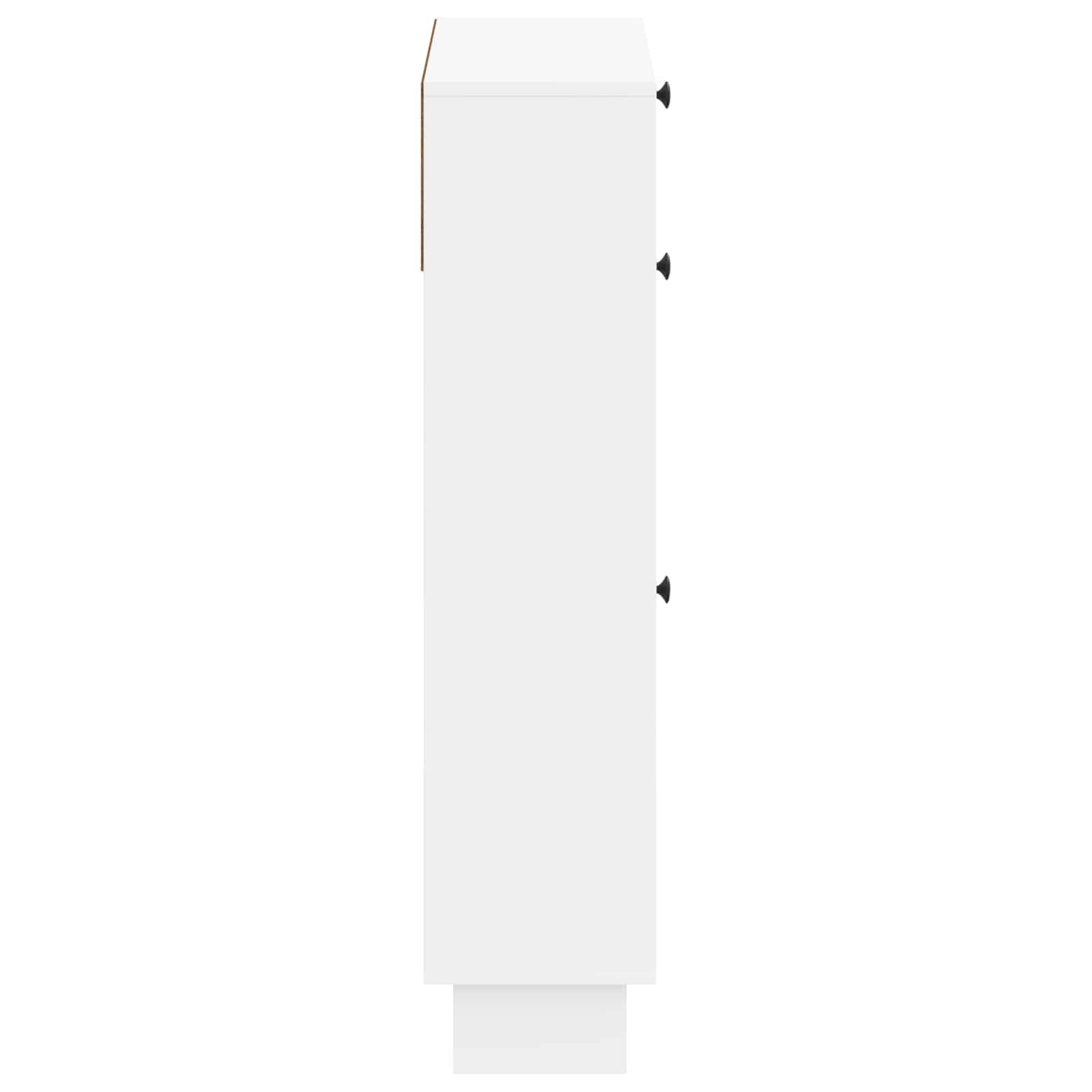 vidaXL Shoe Cabinet EDE 78 x 24 x 103 cm Engineered Wood White 5