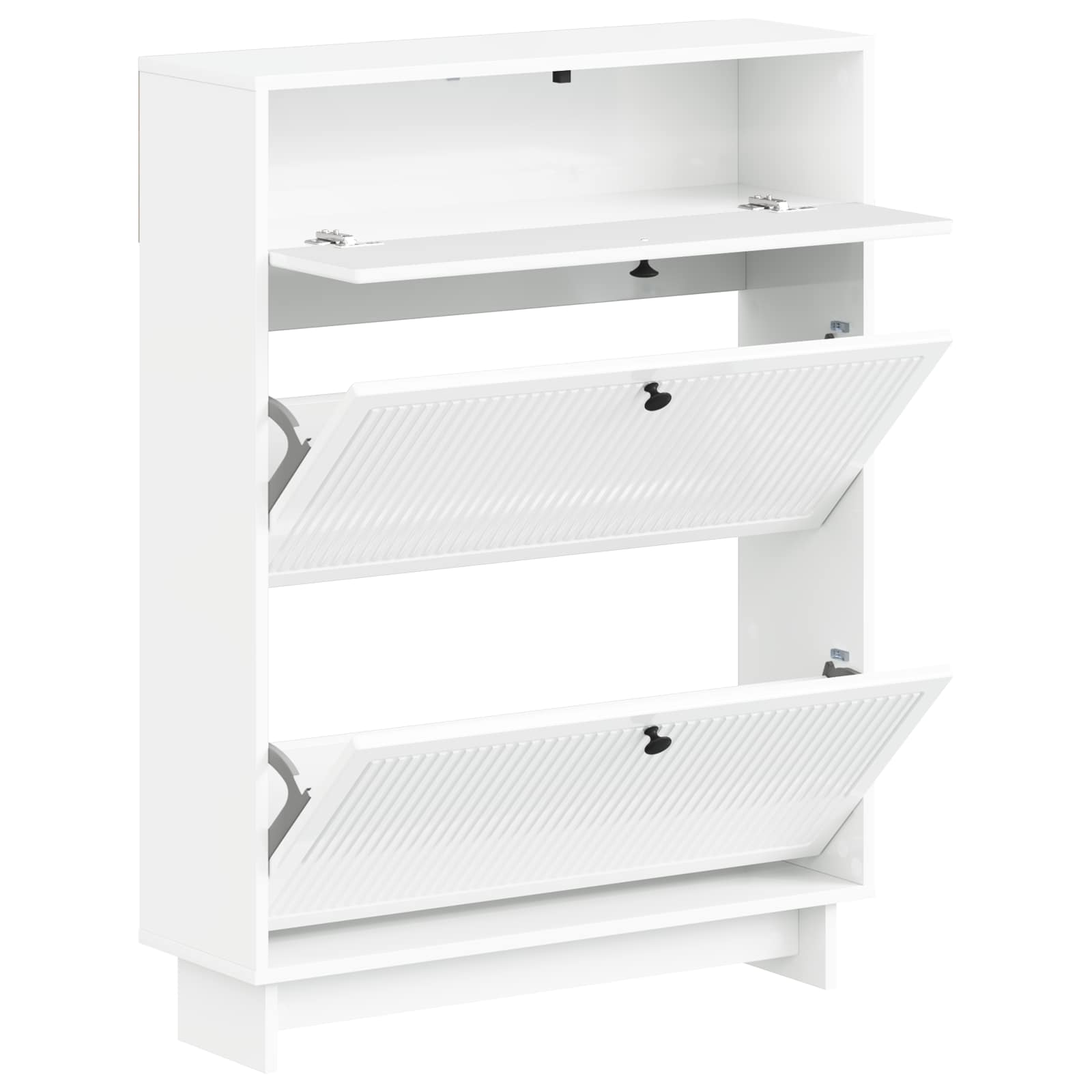 vidaXL Shoe Cabinet EDE 78 x 24 x 103 cm Engineered Wood 3