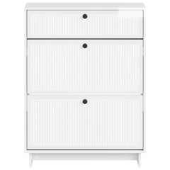 vidaXL Shoe Cabinet EDE 78 x 24 x 103 cm Engineered Wood 4