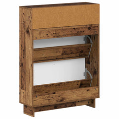 vidaXL Shoe Cabinet EDE 78 x 24 x 103 cm Engineered Wood Old Wood 6