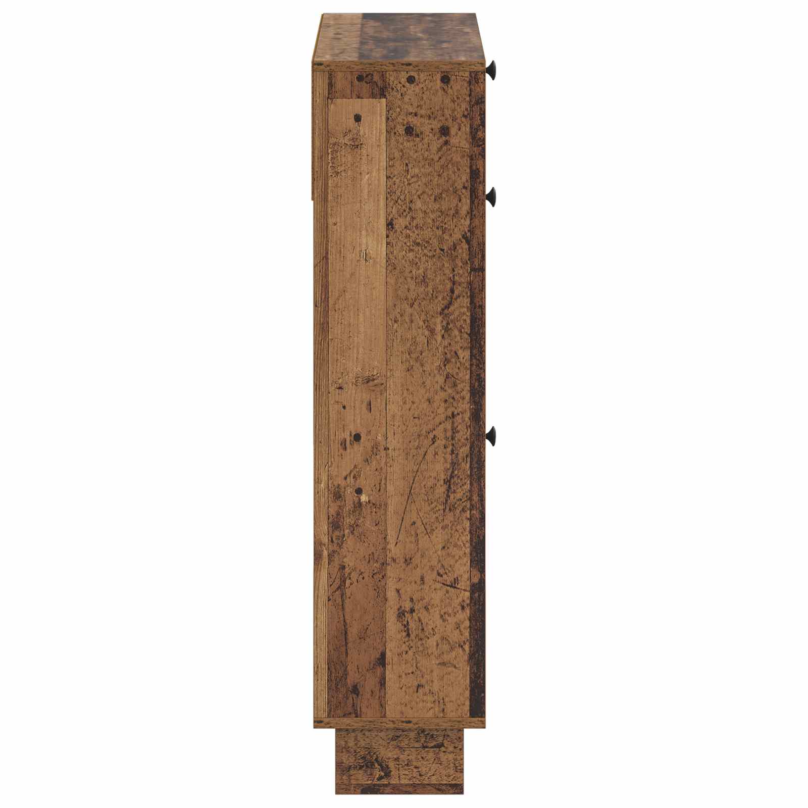 vidaXL Shoe Cabinet EDE 78 x 24 x 103 cm Engineered Wood Old Wood 5