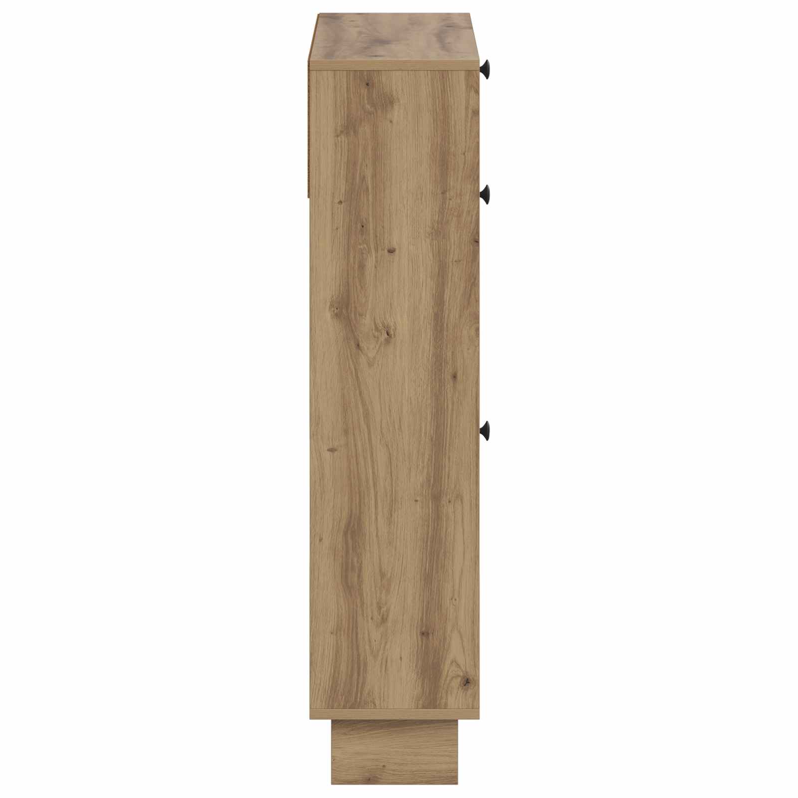 vidaXL Shoe Cabinet EDE 78 x 24 x 103 cm Engineered Wood Artisan Oak 5