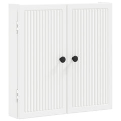 vidaXL Dartboard Cabinet EDE White 52.5 x 10.5 x 53.5 cm 4