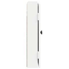 vidaXL Dartboard Cabinet EDE White 52.5 x 10.5 x 53.5 cm 5