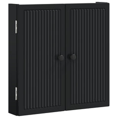 vidaXL Dartboard Cabinet EDE Black 52.5 x 10.5 x 53.5 cm 4