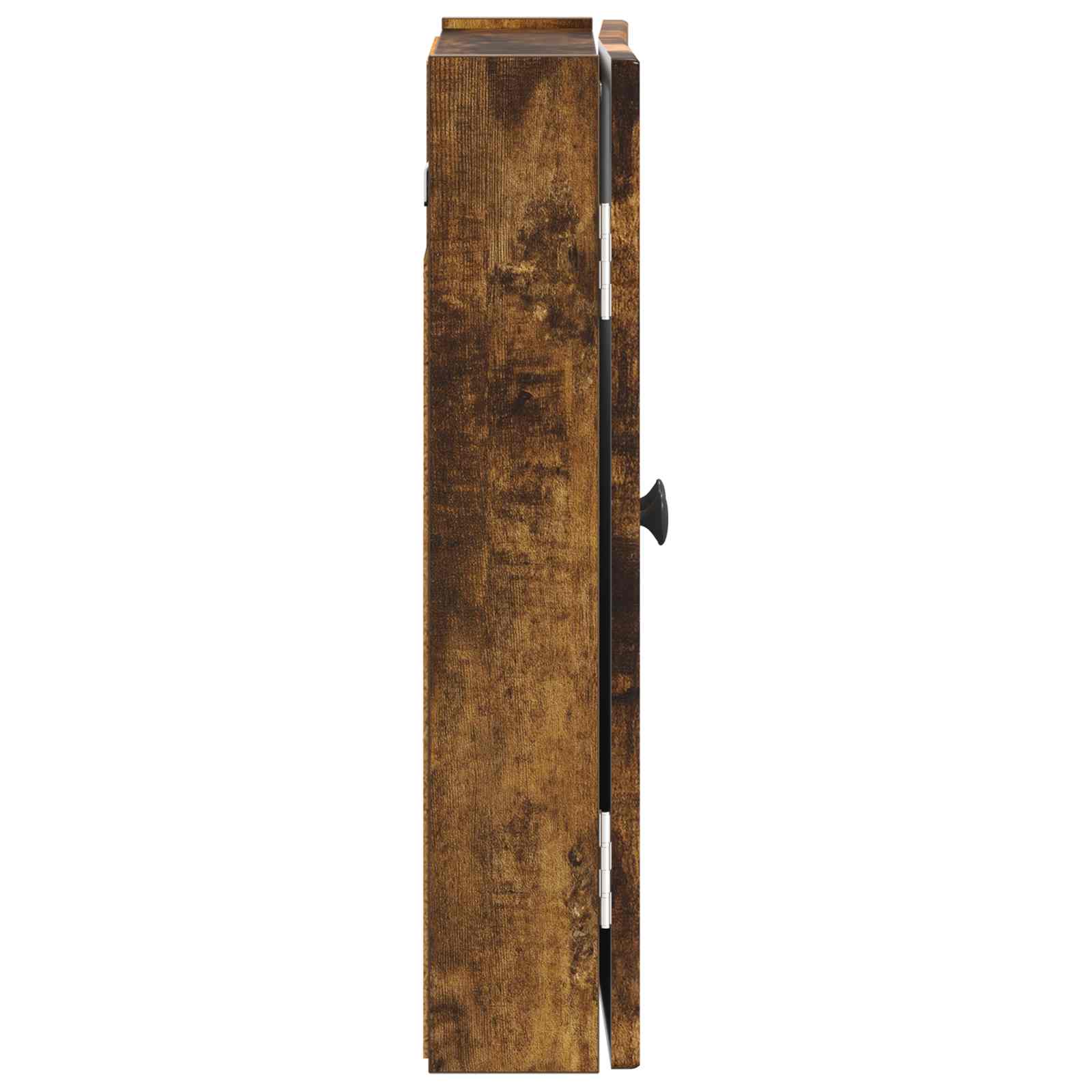 vidaXL Dartboard Cabinet EDE Smoked Oak 52.5 x 10.5 x 53.5 cm 5