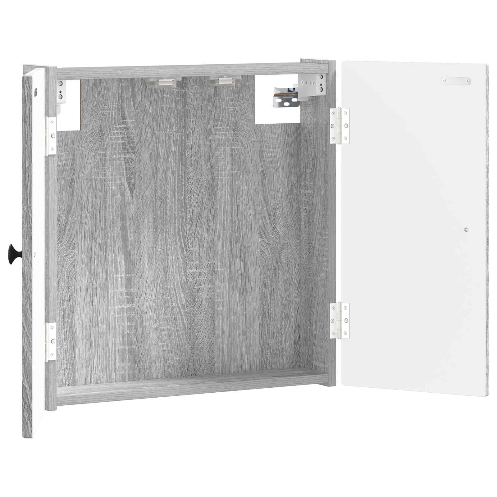 vidaXL Dartboard Cabinet EDE Grey Sonoma 52.5 x 10.5 x 53.5 cm 3