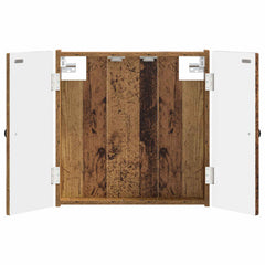 vidaXL Dartboard Cabinet EDE Old Wood 52.5 x 10.5 x 53.5 cm 2