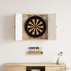 vidaXL Dartboard Cabinet BREDA Artisan Oak 52.5 x 10.5 x 53.5 cm 1