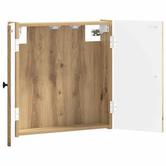 vidaXL Dartboard Cabinet EDE Artisan Oak 52.5 x 10.5 x 53.5 cm 3