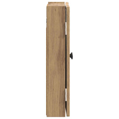 vidaXL Dartboard Cabinet EDE Artisan Oak 52.5 x 10.5 x 53.5 cm 5