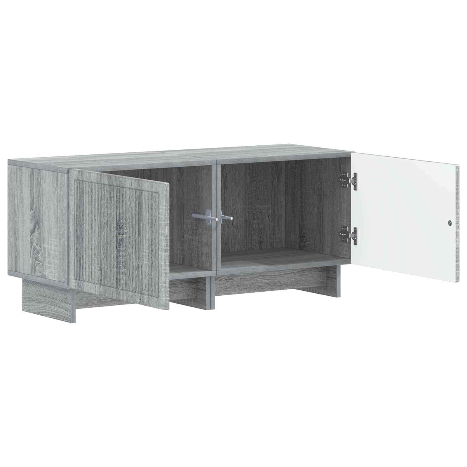 vidaXL TV Cabinet Grey Sonoma Engineered Wood 3