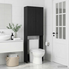 Toilet Cabinet EDE 66 x 25.5 x 190 cm Black