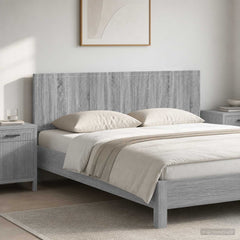 vidaXL Wall-Mounted Headboard EDE Grey Sonoma Engineered Wood 1