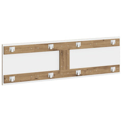 vidaXL Wall-Mounted Headboard EDE Artisan Oak Engineered Wood 5