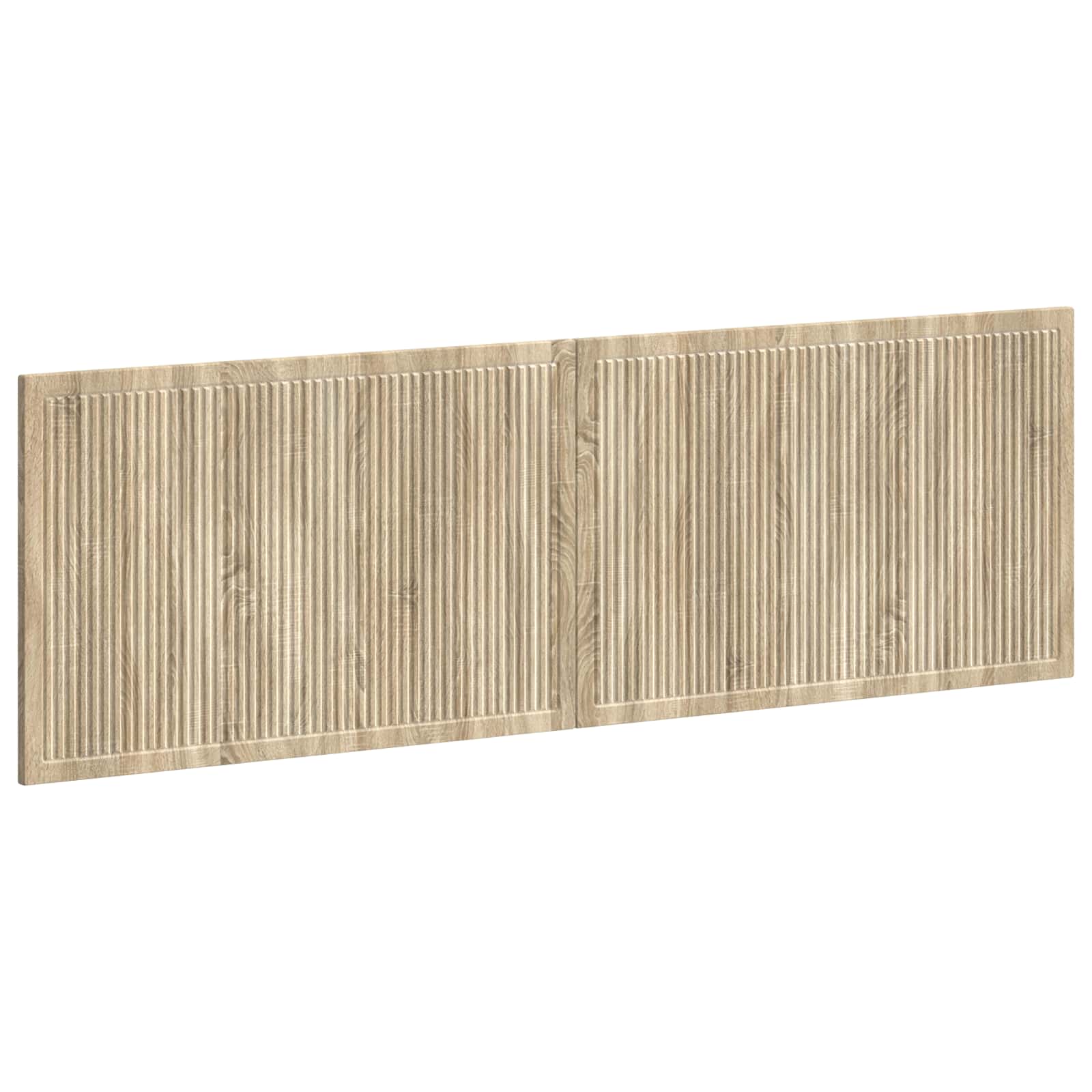 vidaXL Wall-Mounted Headboard EDE Sonoma Oak Engineered Wood 2