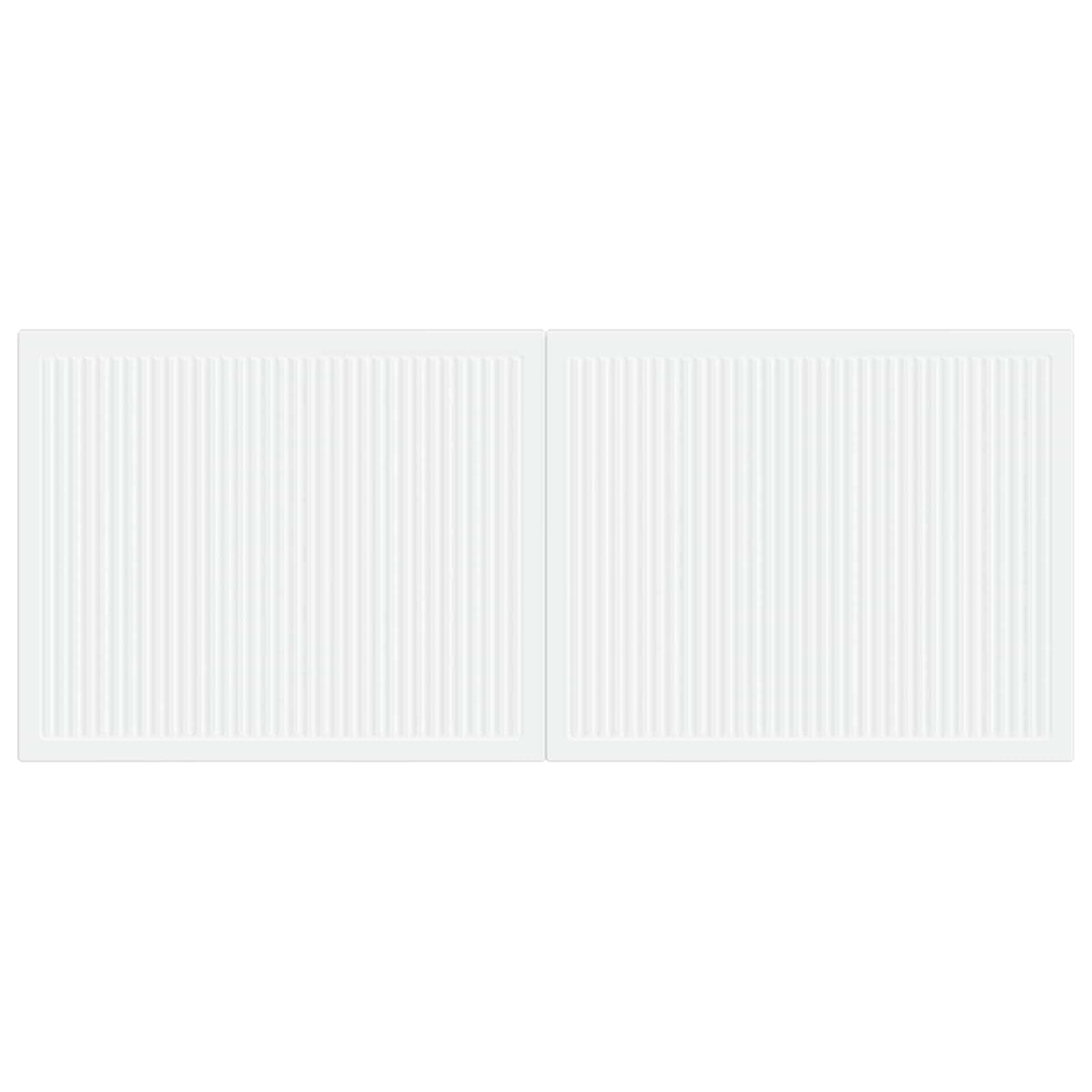 Wall-Mounted Headboard EDE Engineered Wood Width 120 cm White
