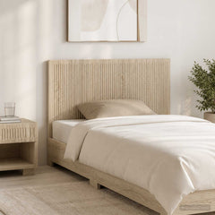 Wall-Mounted Headboard EDE Engineered Wood Width 100 cm Sonoma oak