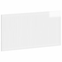 vidaXL Wall-Mounted Headboard EDE High Gloss White Engineered Wood 2