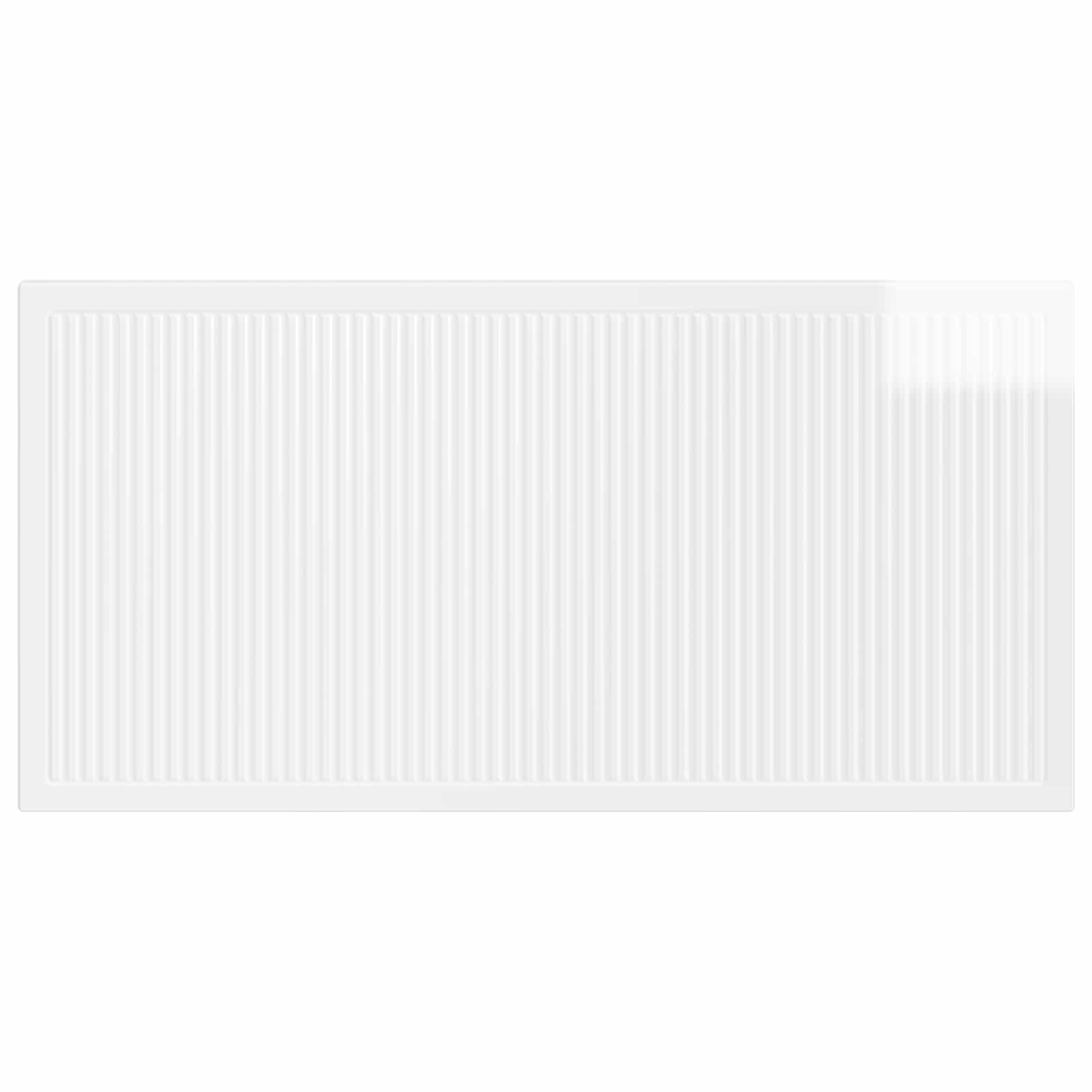 vidaXL Wall-Mounted Headboard EDE High Gloss White Engineered Wood 3