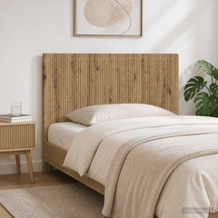 Wall-Mounted Headboard EDE Engineered Wood Width 100 cm Artisan oak