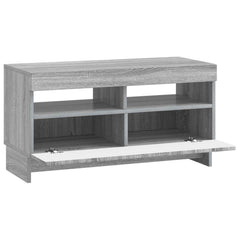vidaXL LED TV Cabinet Grey Sonoma Engineered Wood 5