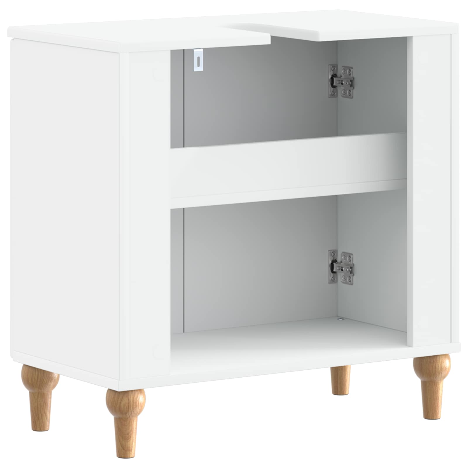 vidaXL Bathroom Sink Cabinet ALKMAAR White 59.5 x 31.5x 59 cm 6