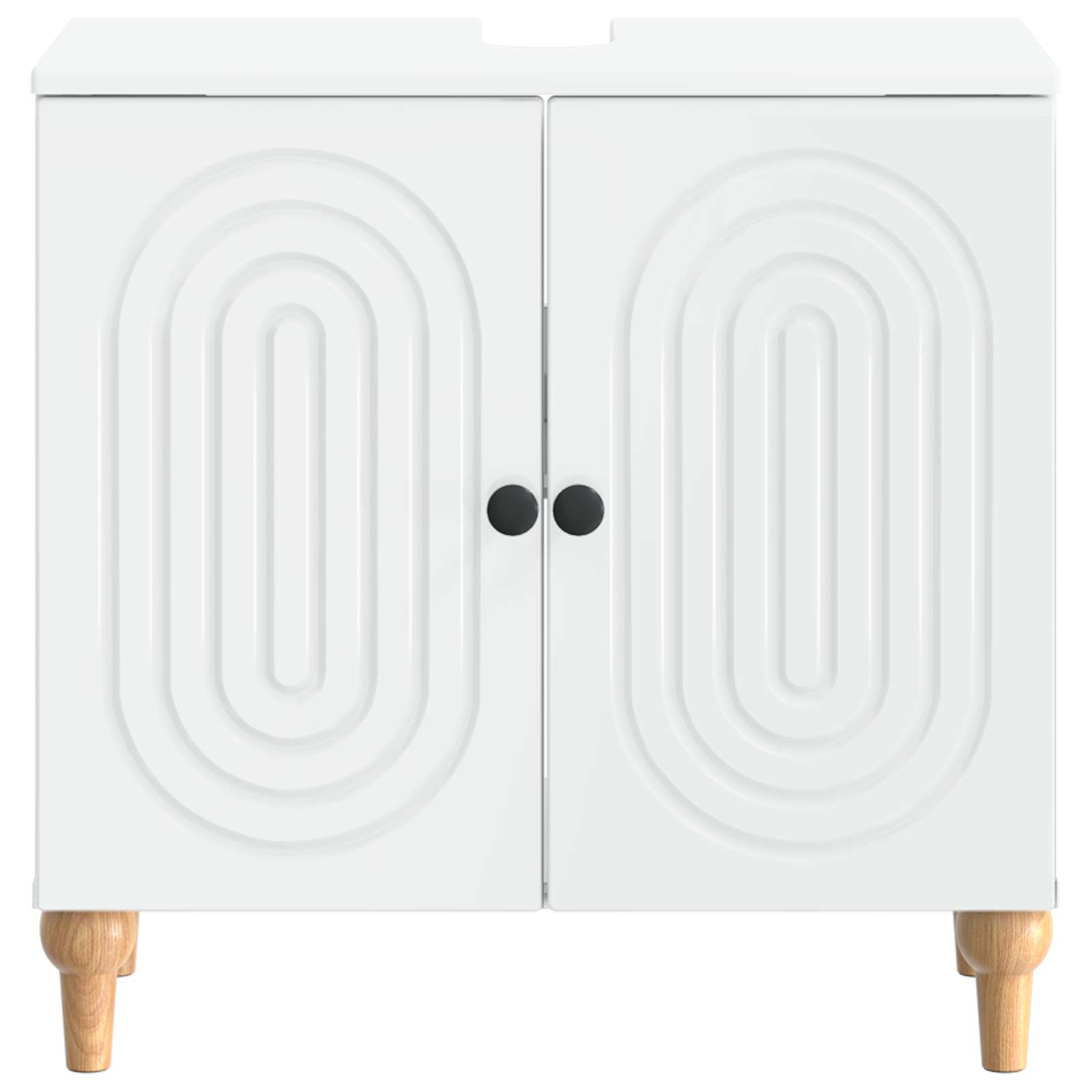 vidaXL Bathroom Sink Cabinet ALKMAAR White 59.5 x 31.5x 59 cm 4