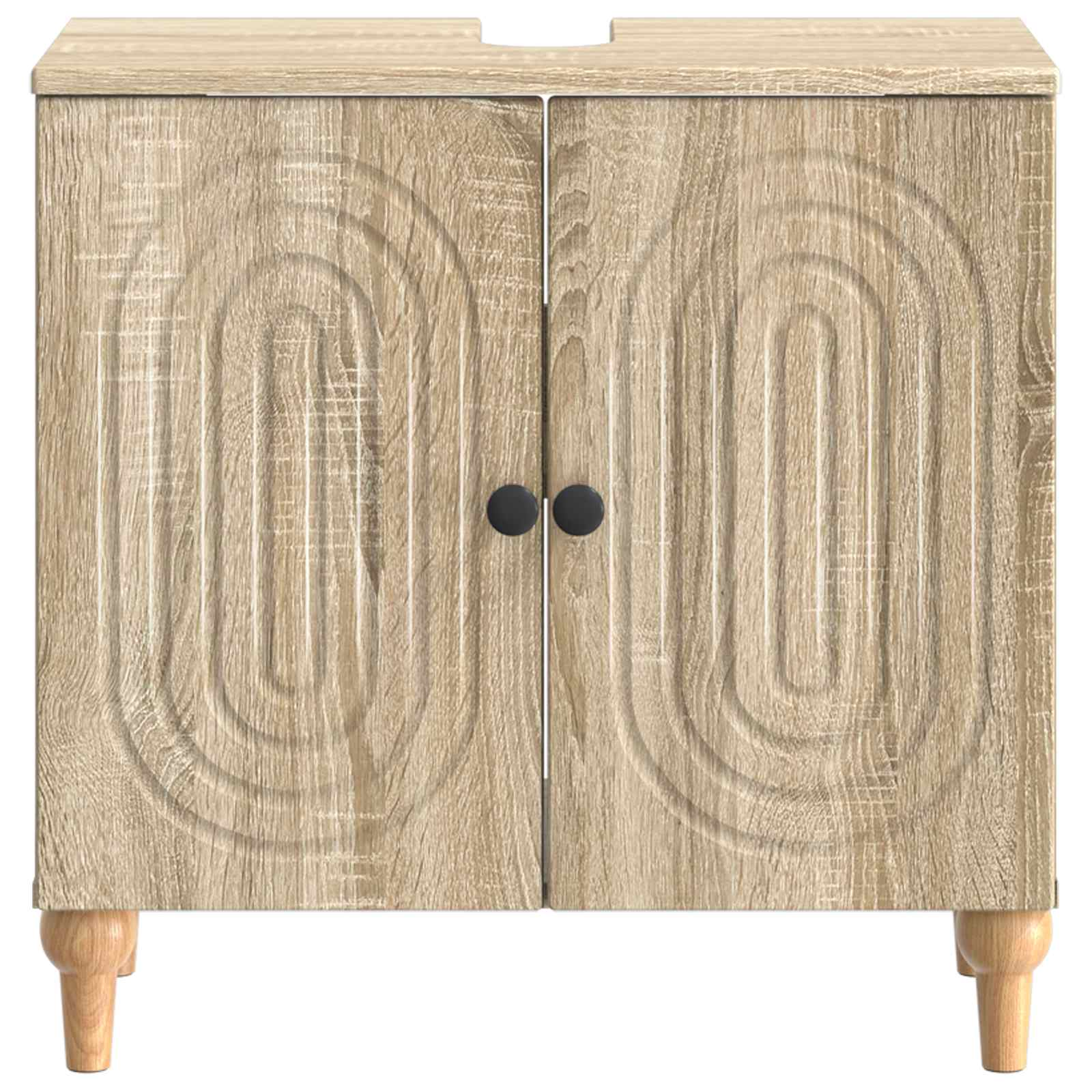 vidaXL Bathroom Sink Cabinet ALKMAAR Sonoma Oak 59.5 x 31.5x 59 cm 4