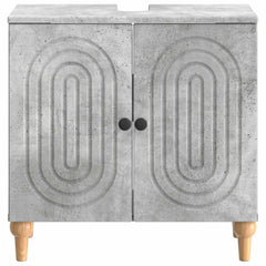 vidaXL Bathroom Sink Cabinet ALKMAAR Concrete Grey 59.5 x 31.5x 59 cm 4
