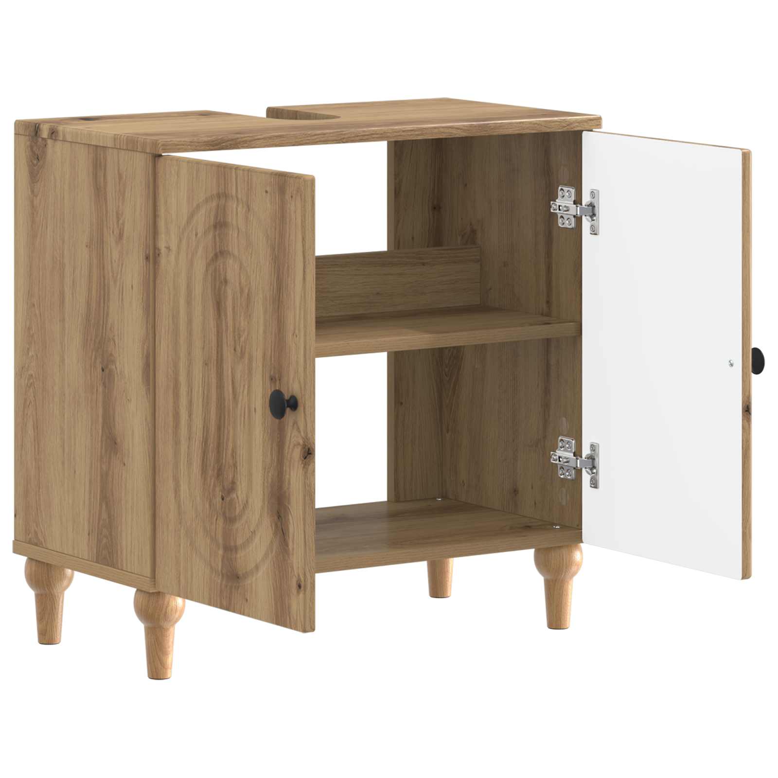 vidaXL Bathroom Sink Cabinet ALKMAAR Artisan Oak 59.5 x 31.5x 59 cm 3