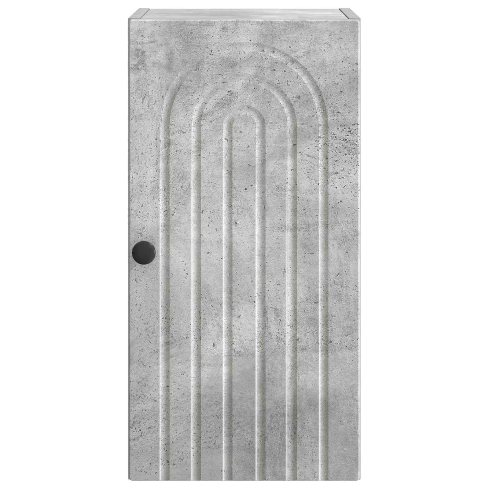 vidaXL Bathroom Wall Cabinet ALKMAAR Concrete Grey 30 x 31 x 59 cm 4