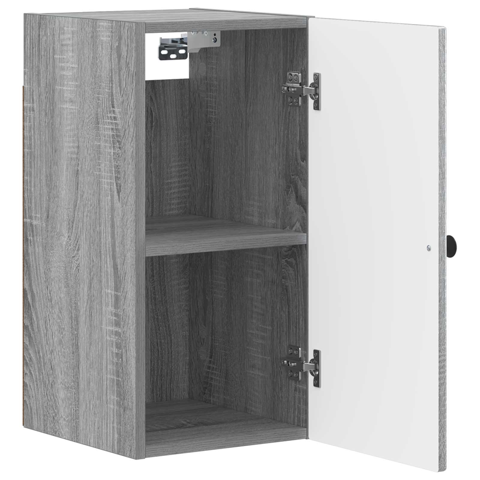 vidaXL Bathroom Wall Cabinet ALKMAAR Grey Sonoma 30 x 31 x 59 cm 3
