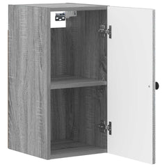vidaXL Bathroom Wall Cabinet ALKMAAR Grey Sonoma 30 x 31 x 59 cm 3