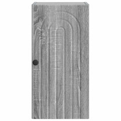 vidaXL Bathroom Wall Cabinet ALKMAAR Grey Sonoma 30 x 31 x 59 cm 4