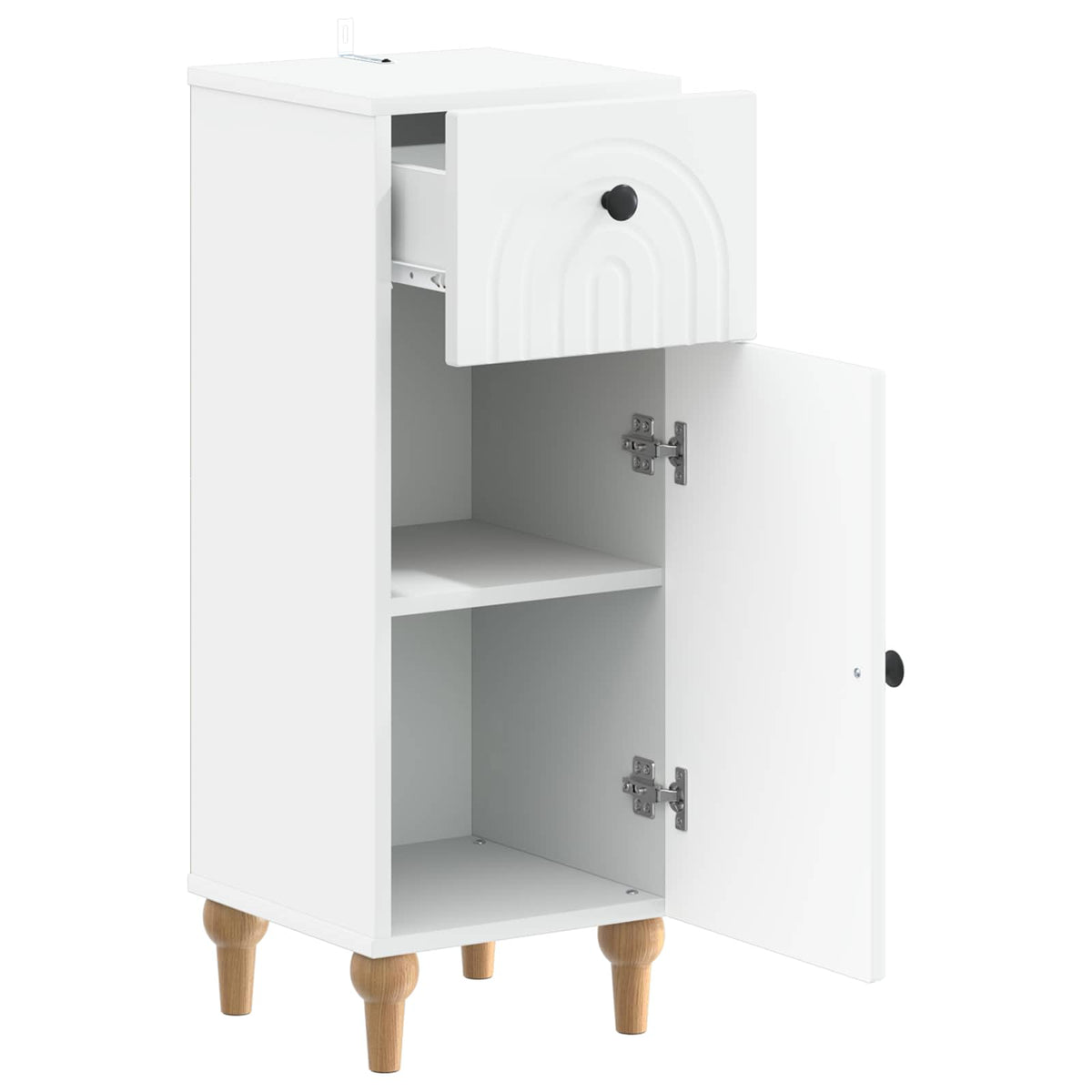Bathroom Storage Cainet ALKMAAR 30 x 31 x 80 cm White