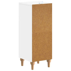 vidaXL Bathroom Storage Cainet ALKMAAR White 30 x 31 x 80 cm 6