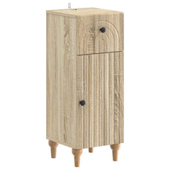 vidaXL Bathroom Storage Cainet ALKMAAR Sonoma Oak 30 x 31 x 80 cm 2