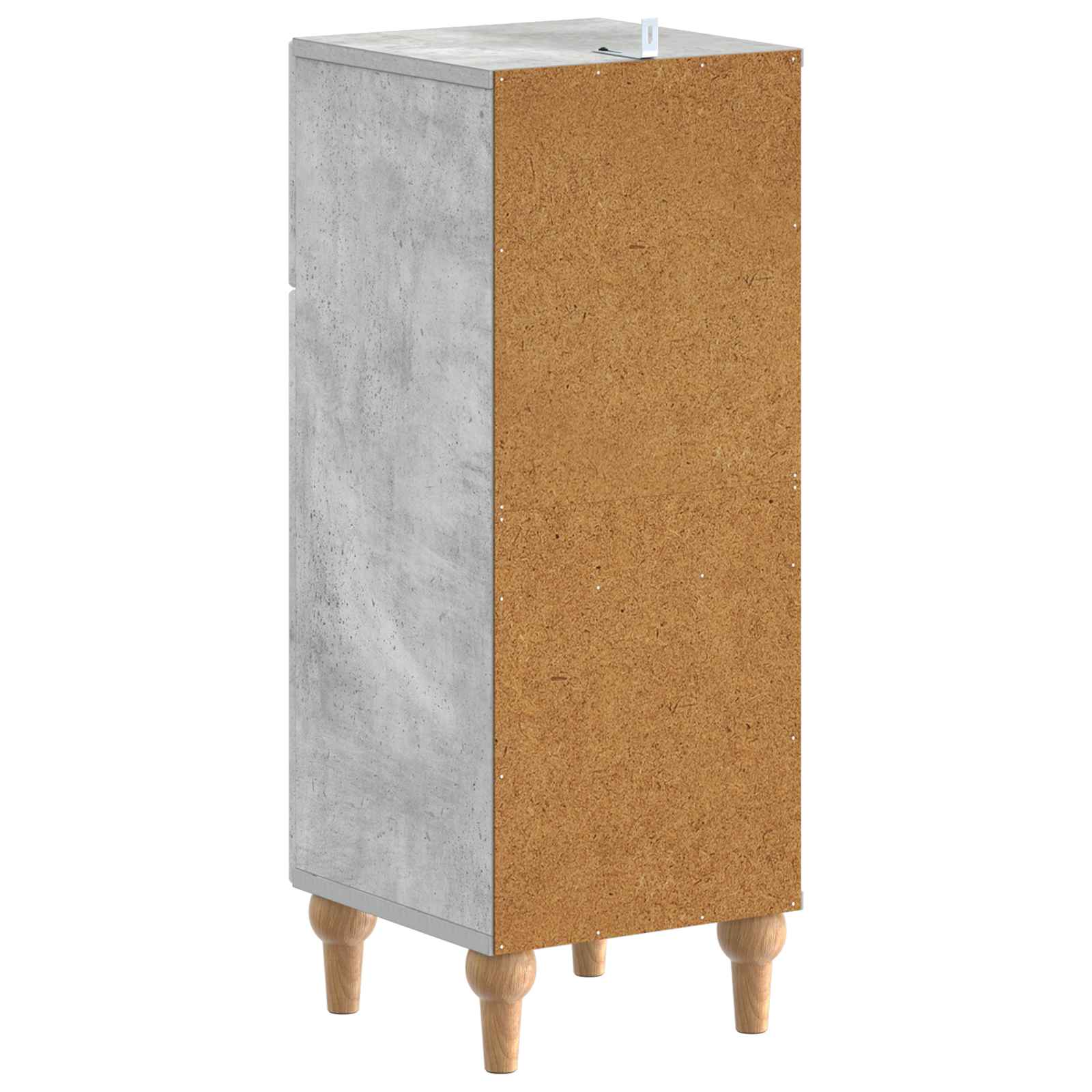 vidaXL Bathroom Storage Cainet ALKMAAR Concrete Grey 30 x 31 x 80 cm 6