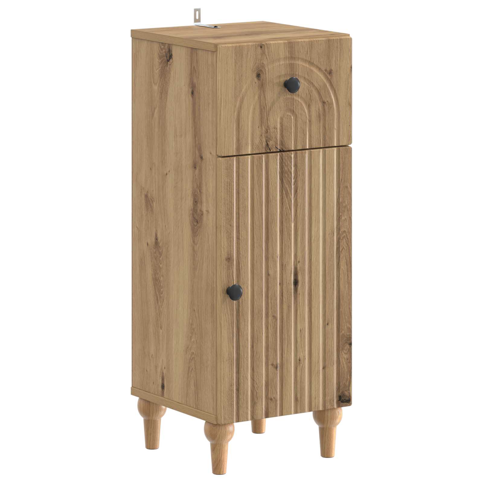 vidaXL Bathroom Storage Cainet ALKMAAR Artisan Oak 30 x 31 x 80 cm 2