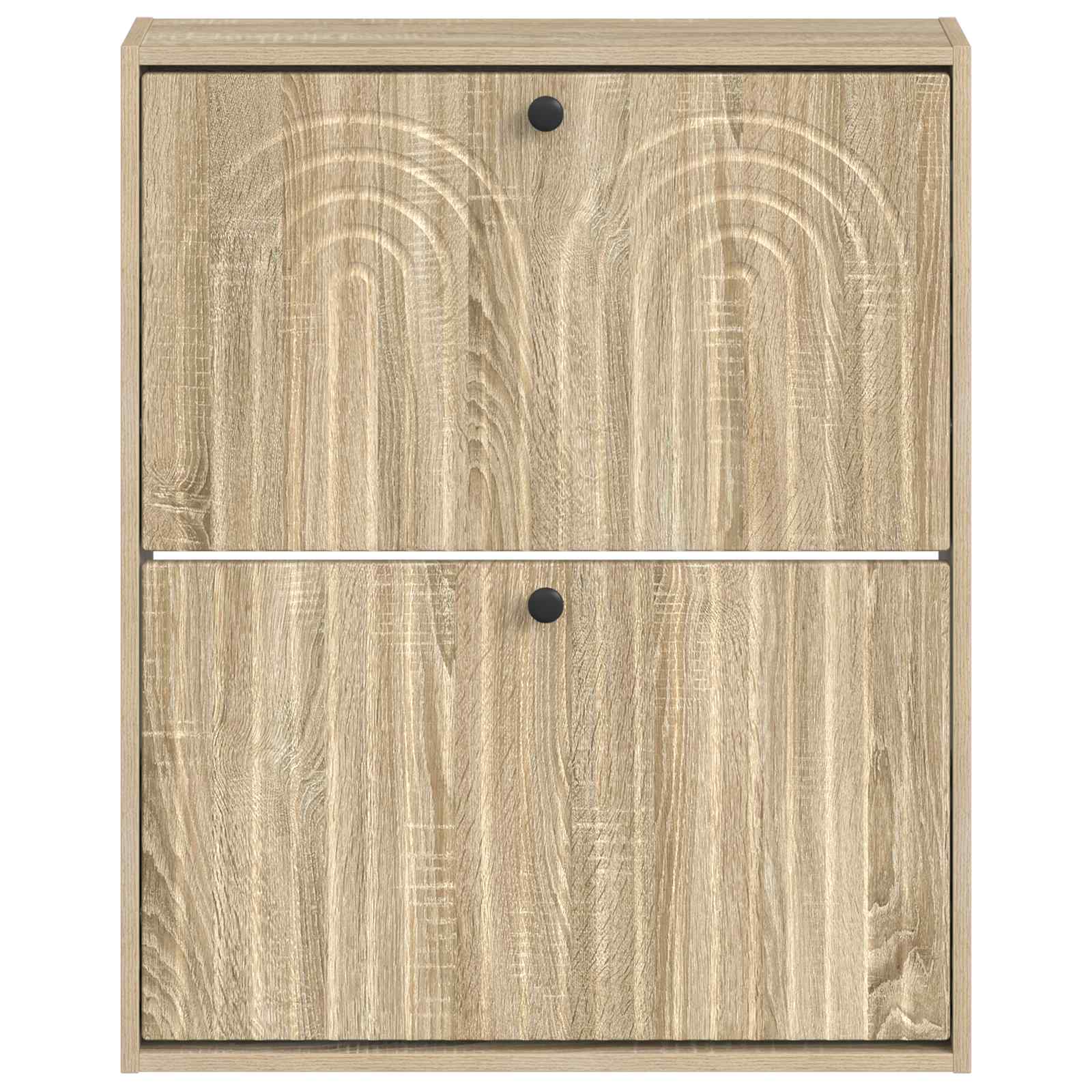 vidaXL Wall-Mounted Shoe Cabinet ALKMAAR 71 x 17 x 86 cm Sonoma Oak 4