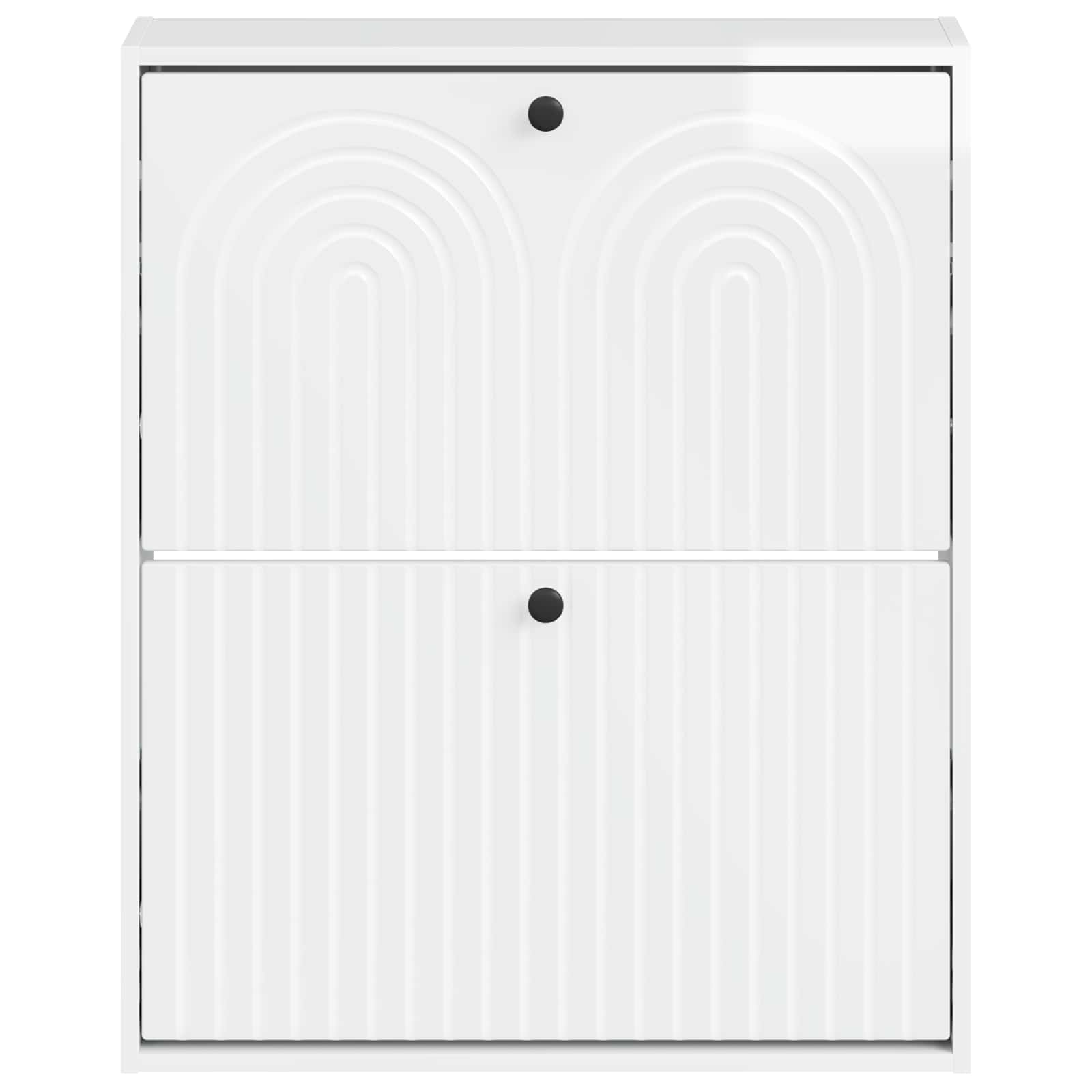 vidaXL Wall-Mounted Shoe Cabinet ALKMAAR 71 x 17 x 86 cm 4